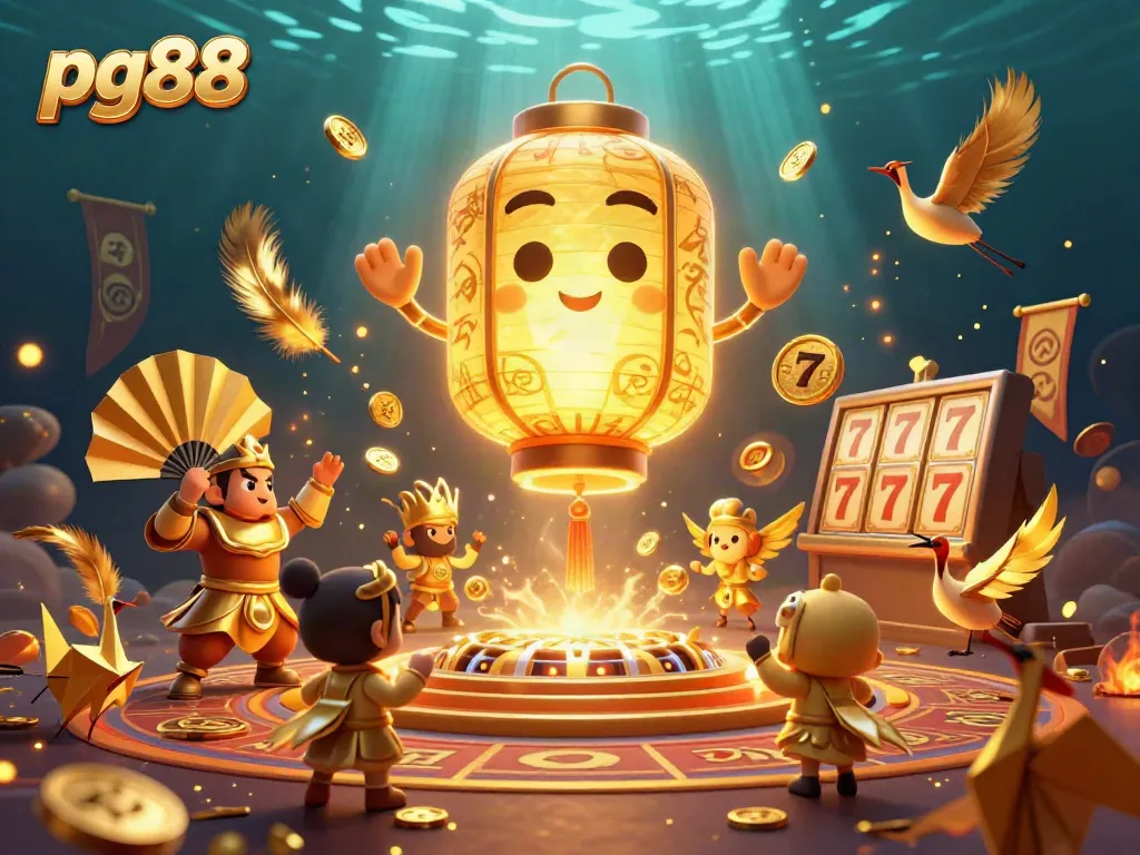 Experience thrilling pg88 gameplay with a vibrant online casino scene filled with dynamic slot elements.