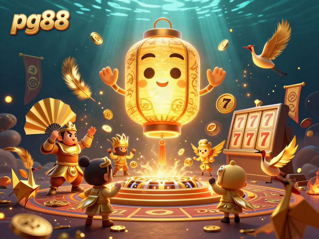 Experience thrilling pg88 gameplay with a vibrant online casino scene filled with dynamic slot elements.