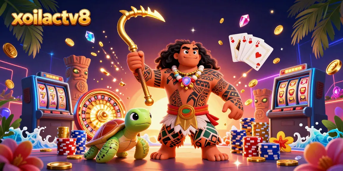 Experience excitement with xoilactv8 featuring colorful casino elements and dynamic gambling action