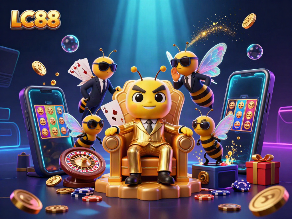 Watch LC88's vibrant casino atmosphere come alive in this 3D illustration.