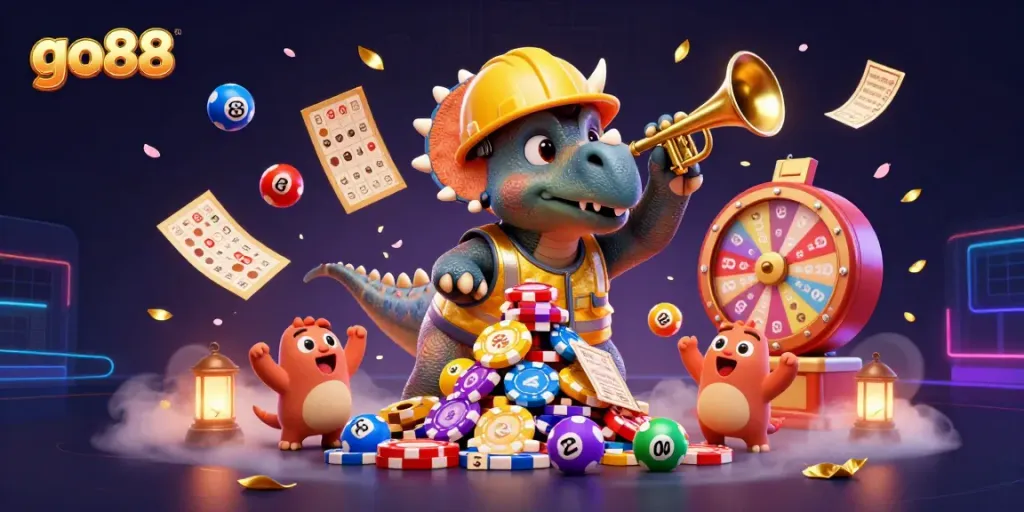 Experience the excitement of go88 with vibrant casino characters and dynamic gaming elements