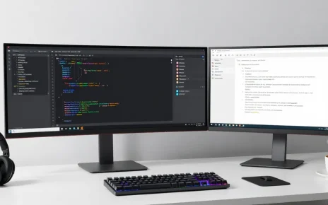 GO8: Advanced software development workspace with coding tools and technology.