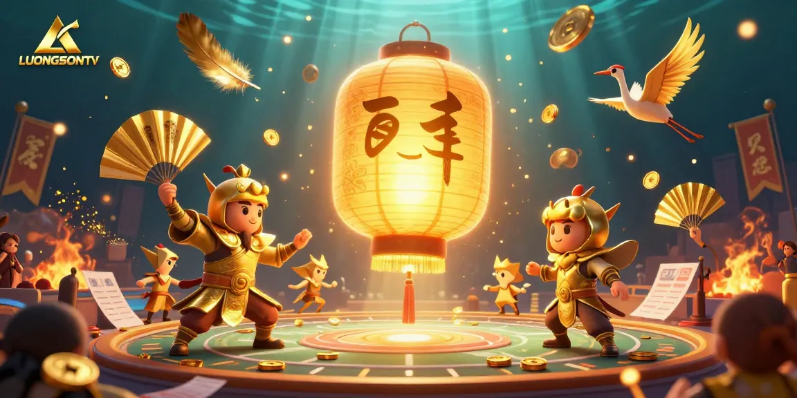 Bet on LUONGSONTV with immersive active sports betting atmosphere illustrated in vibrant detail